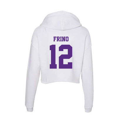 Furman - NCAA Softball : Gianna Frino - Women's Crop Fleece Hoodie-1
