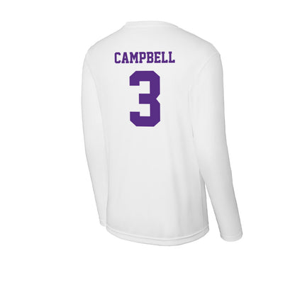 Furman - NCAA Men's Soccer : Trip Campbell - Activewear Long Sleeve T-Shirt-1