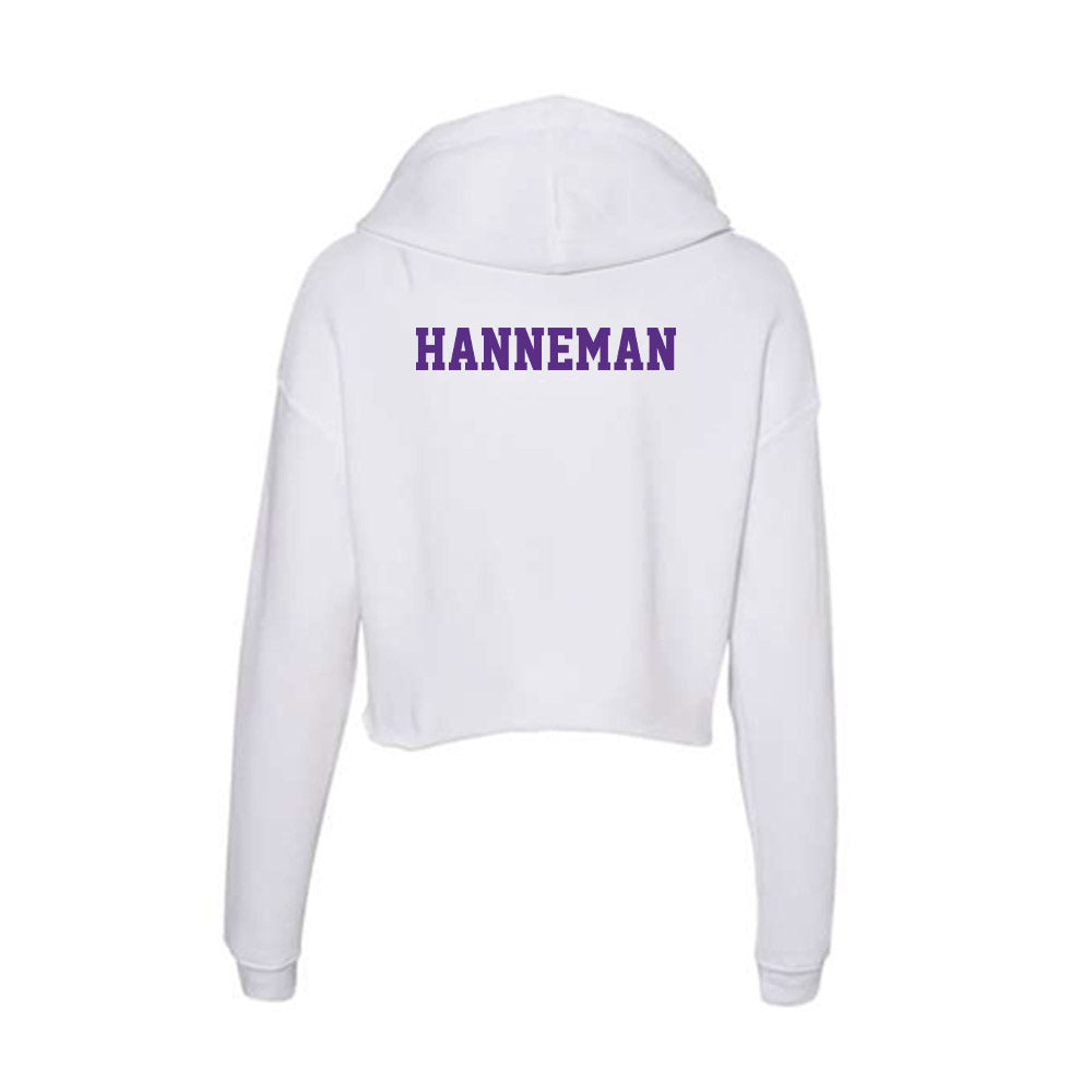 Furman - NCAA Women's Golf : Ava Hanneman - Women's Crop Fleece Hoodie-1