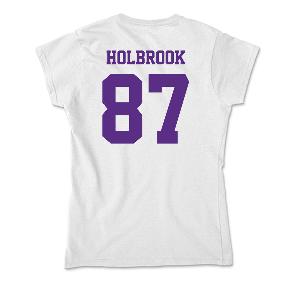 Furman - NCAA Football : John Holbrook - Soft Style Women’s T-Shirt-1