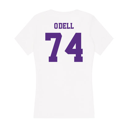 Furman - NCAA Football : Steven O'Dell - Women's V-Neck T-Shirt-1