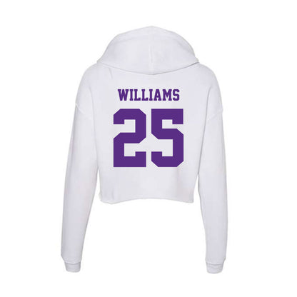 Furman - NCAA Football : Caleb Williams - Women's Crop Fleece Hoodie-1