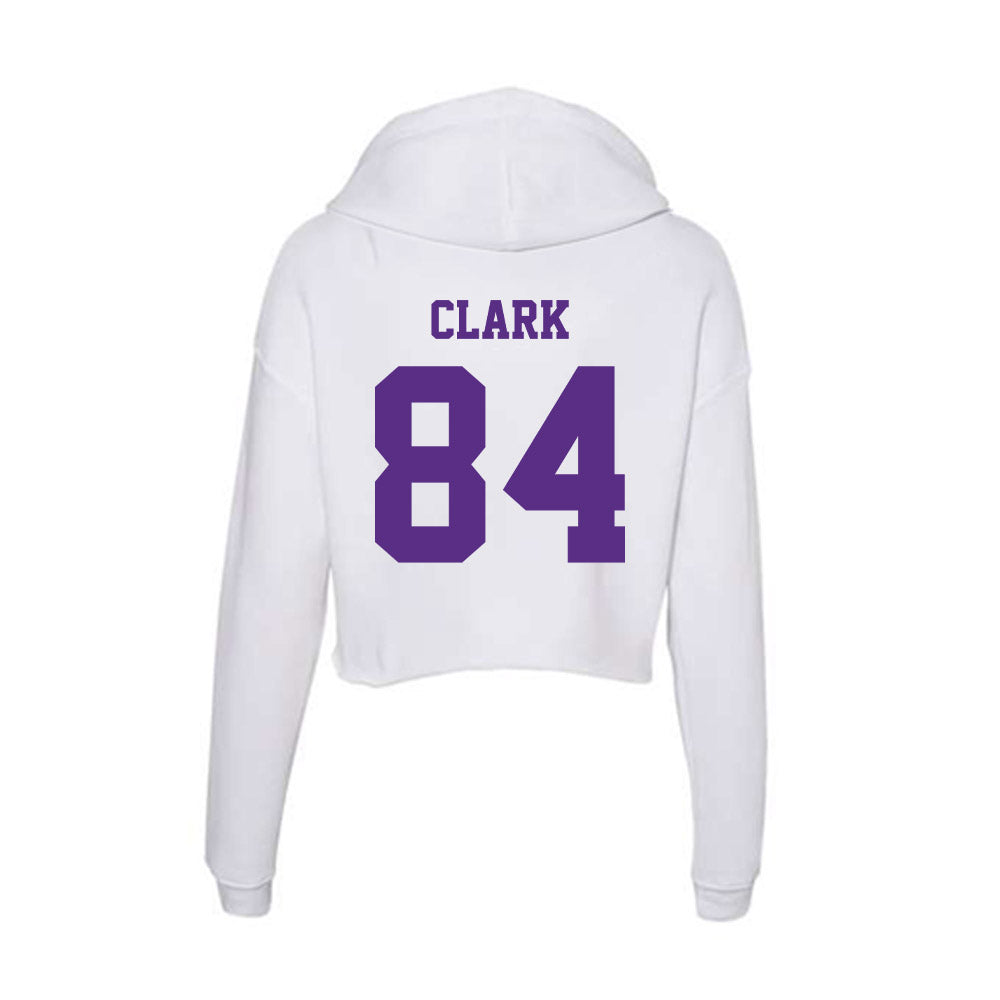 Furman - NCAA Football : Riley Clark - Women's Crop Fleece Hoodie-1