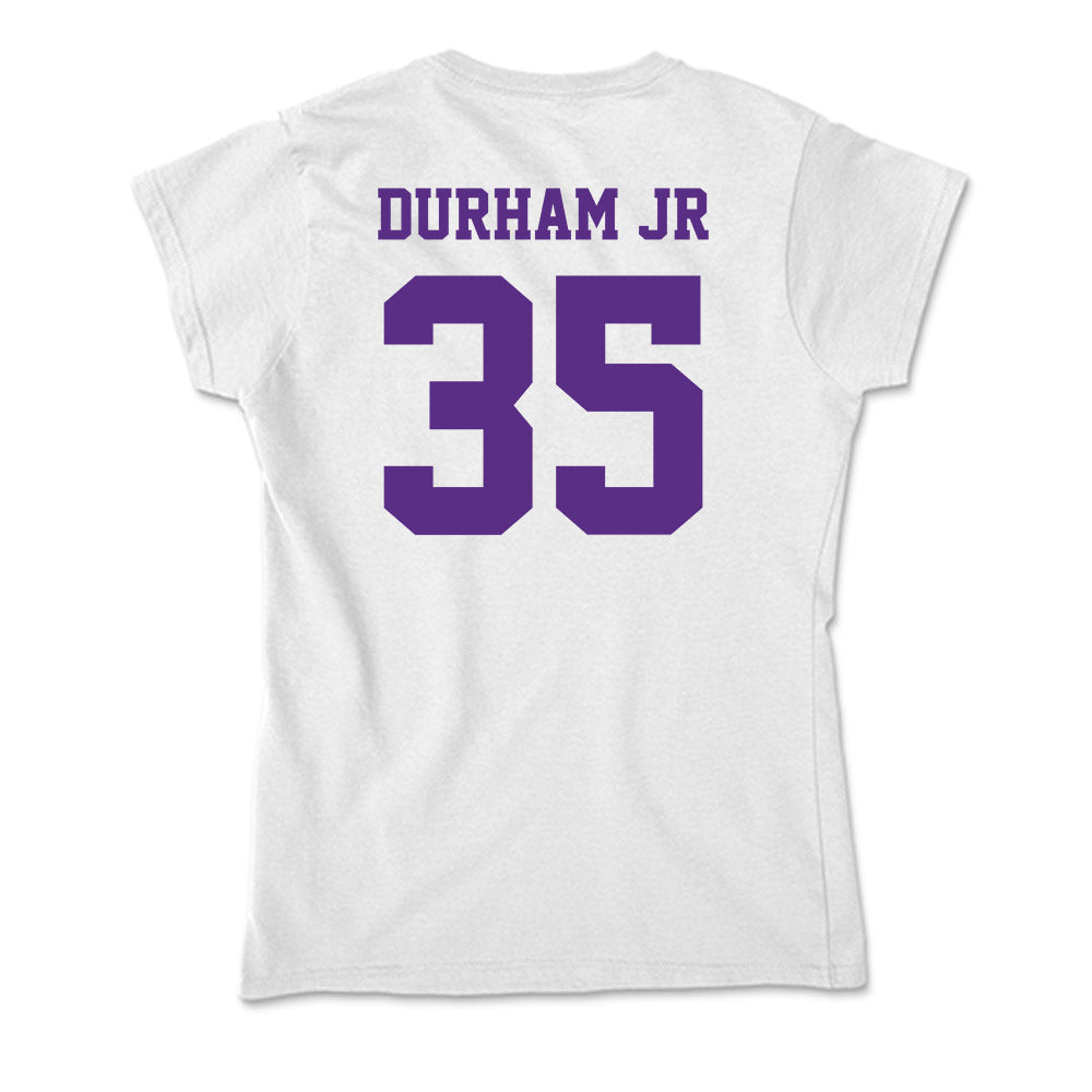 Furman - NCAA Football : Douglas Durham Jr - Soft Style Women’s T-Shirt-1