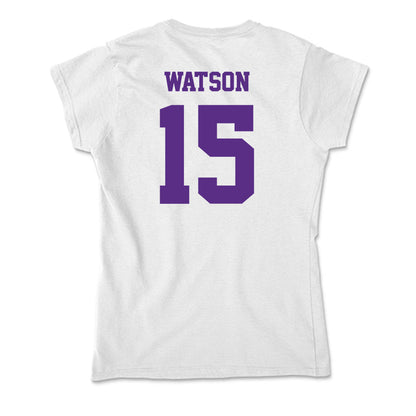 Furman - NCAA Women's Volleyball : Amber Watson - Soft Style Women’s T-Shirt-1