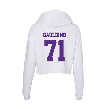 Furman - NCAA Football : Edwin Gaulding - Women's Crop Fleece Hoodie-1