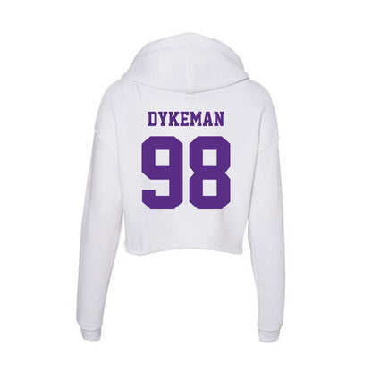 Furman - NCAA Football : Maddox Dykeman - Women's Crop Fleece Hoodie-1