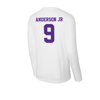 Furman - NCAA Football : Wayne Anderson Jr - Performance Long Sleeve T-Shirt-1