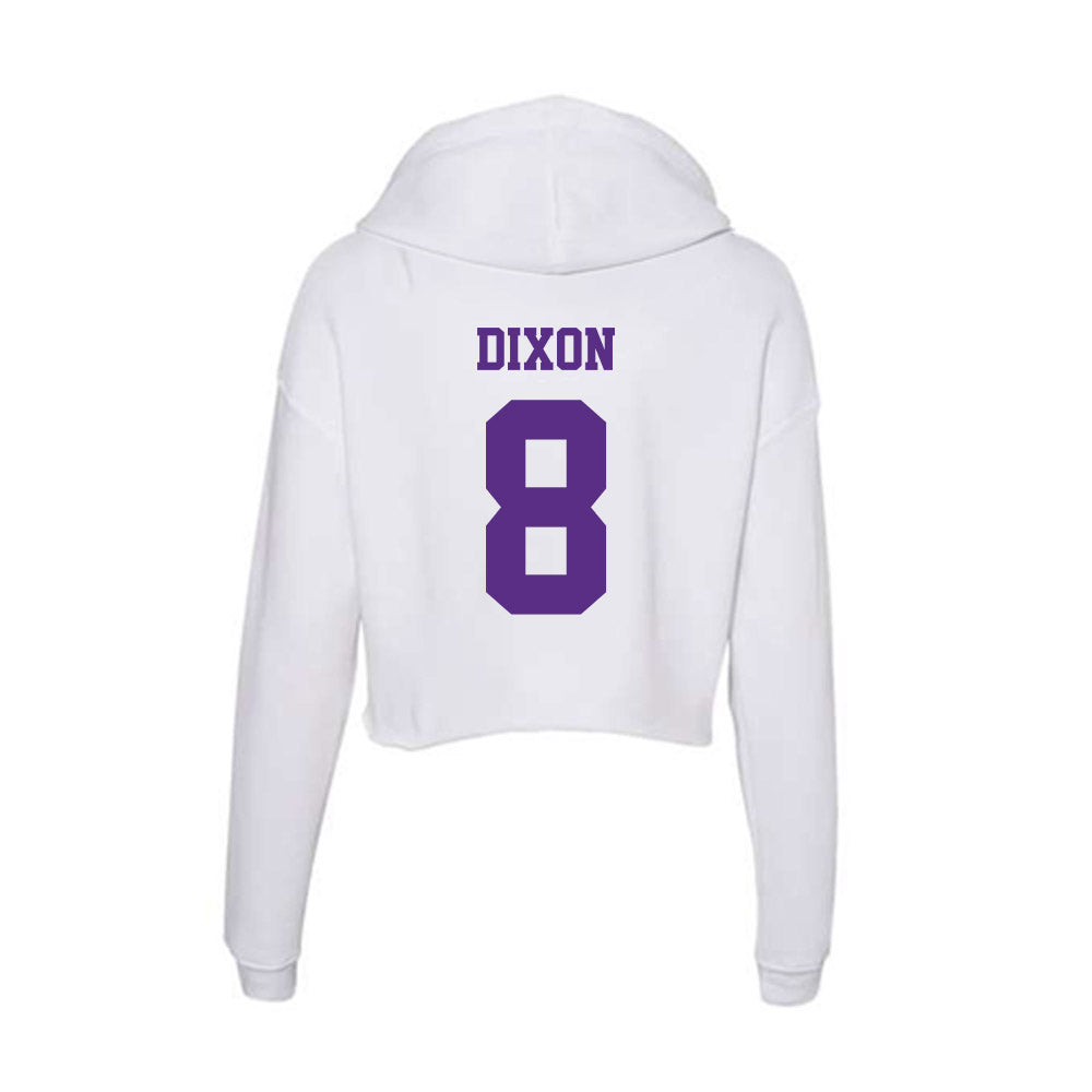 Furman - NCAA Football : Barry Dixon - Women's Crop Fleece Hoodie-1