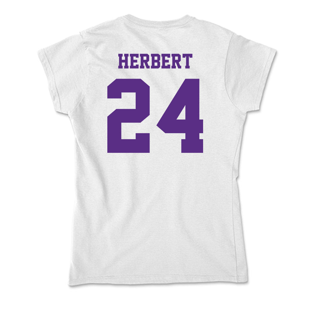 Furman - NCAA Football : Raleigh Herbert - Soft Style Women’s T-Shirt-1