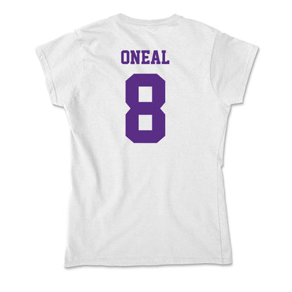 Furman - NCAA Men's Basketball : Collin ONeal - Soft Style Women’s T-Shirt-1