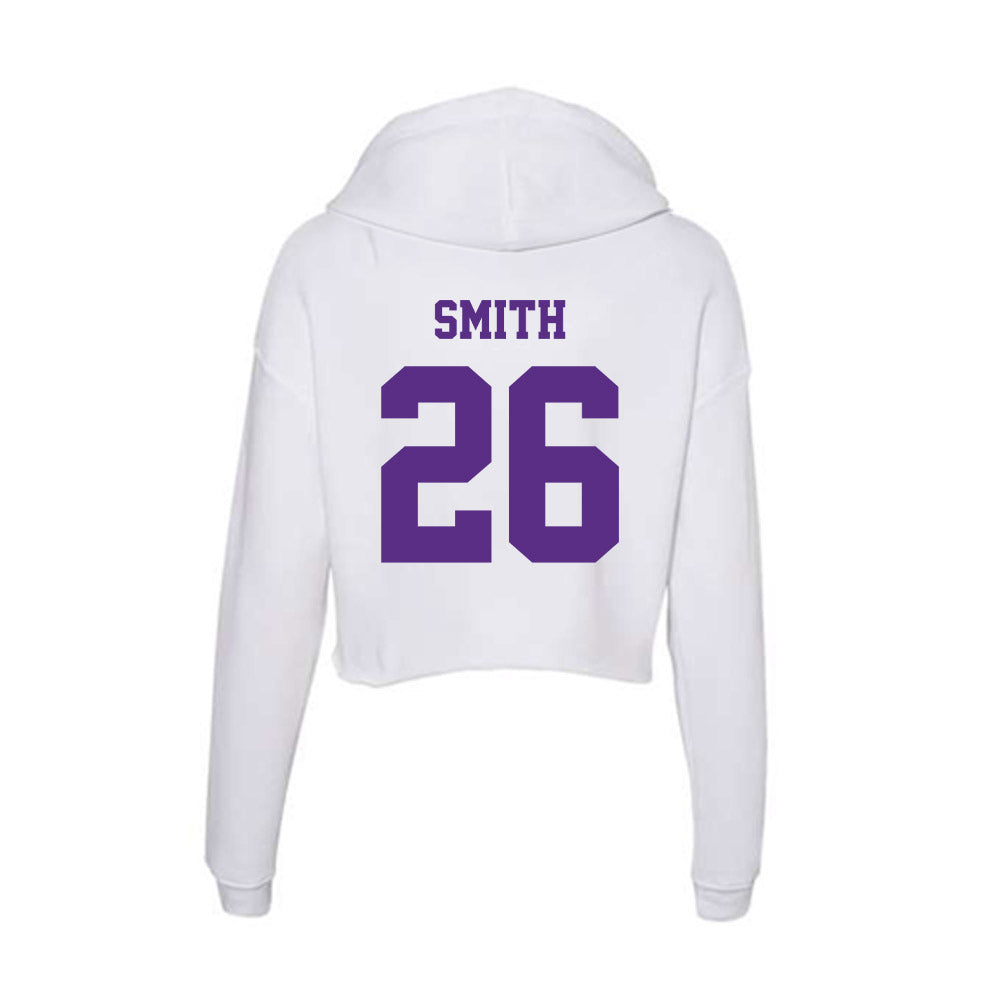 Furman - NCAA Women's Lacrosse : Audrey Smith - Women's Crop Fleece Hoodie-1