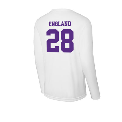 Furman - NCAA Women's Soccer : Alyssa England - Activewear Long Sleeve T-Shirt-1