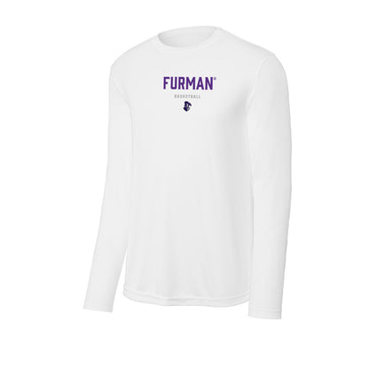 Furman - NCAA Men's Basketball : Tyrese Hughey - Activewear Long Sleeve T-Shirt-0