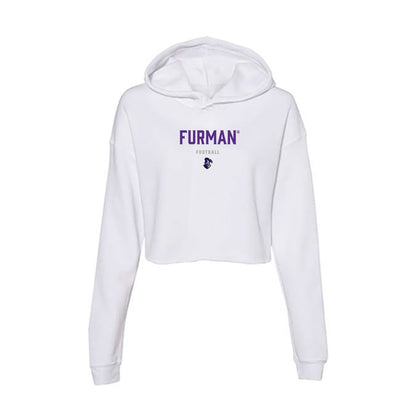 Furman - NCAA Football : Bryce Stanfield - Women's Crop Fleece Hoodie-0