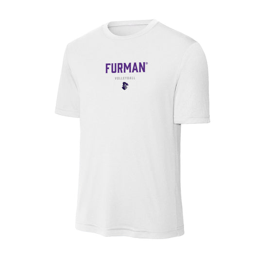 Furman - NCAA Women's Volleyball : Rebekah Buchholz - Activewear T-Shirt-0