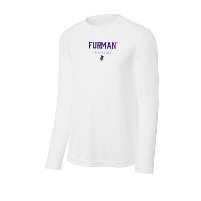 Furman - NCAA Men's Track & Field : Owen Delaney - Performance Long Sleeve T-Shirt-0