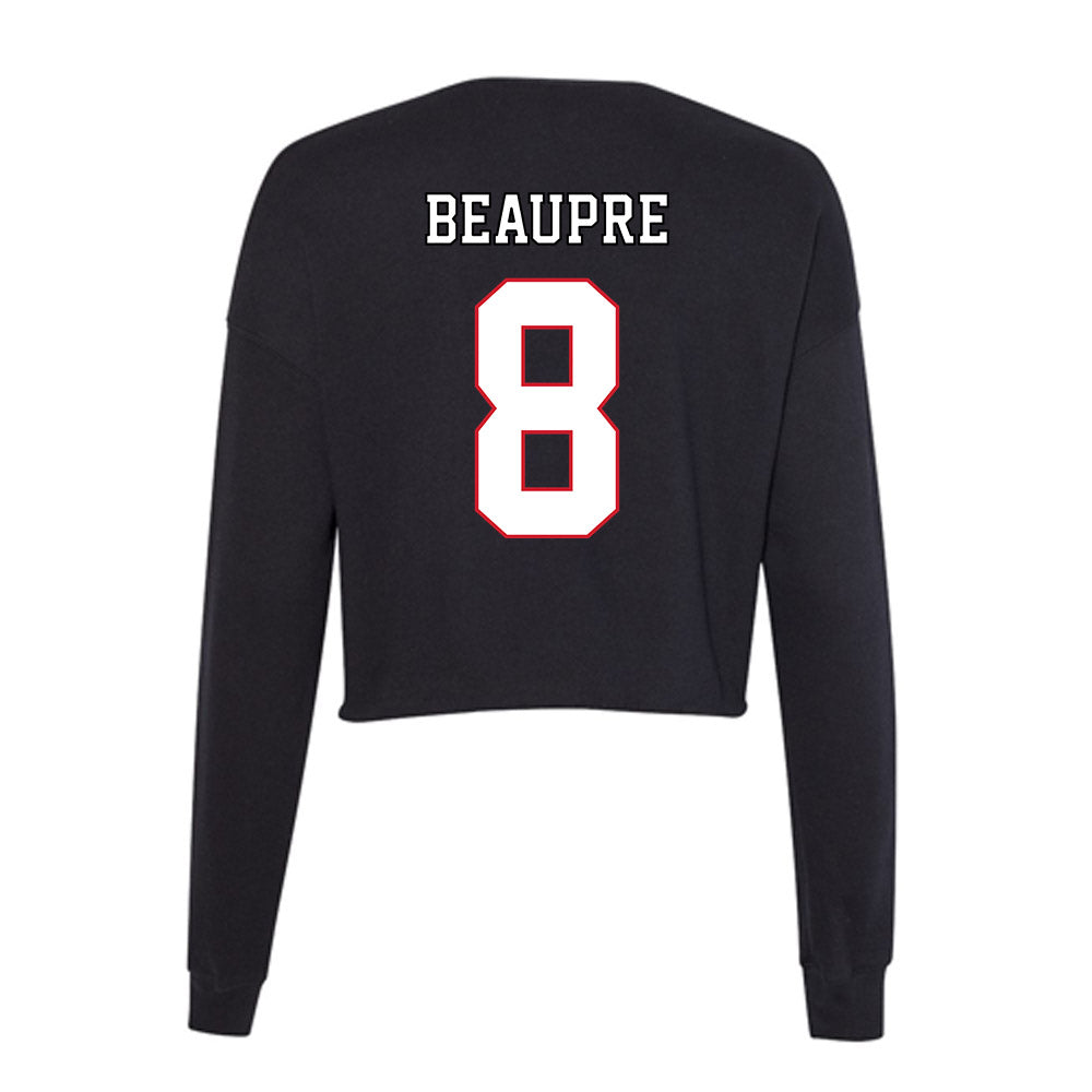 DePaul - NCAA Softball : Kelly Beaupre - Women's Cropped Crew Fleece-1