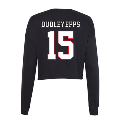 DePaul - NCAA Women's Volleyball : Jade Dudley-Epps - Women's Cropped Crew Fleece-1