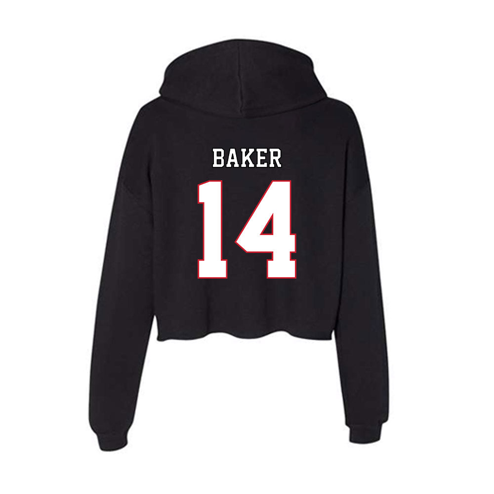 DePaul - NCAA Softball : Gwen Baker - Women's Crop Fleece Hoodie-1