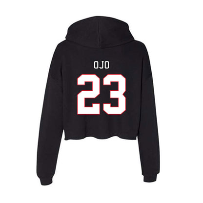 DePaul - NCAA Women's Basketball : Michelle Ojo - Women's Crop Fleece Hoodie-1