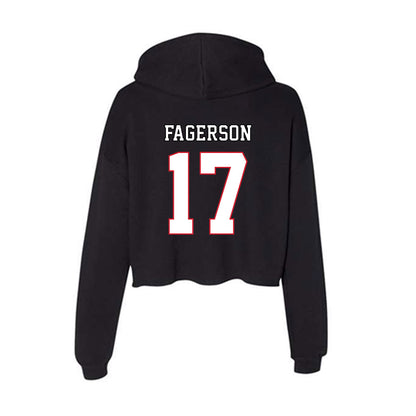 DePaul - NCAA Women's Soccer : Tessa Fagerson - Women's Crop Fleece Hoodie-1