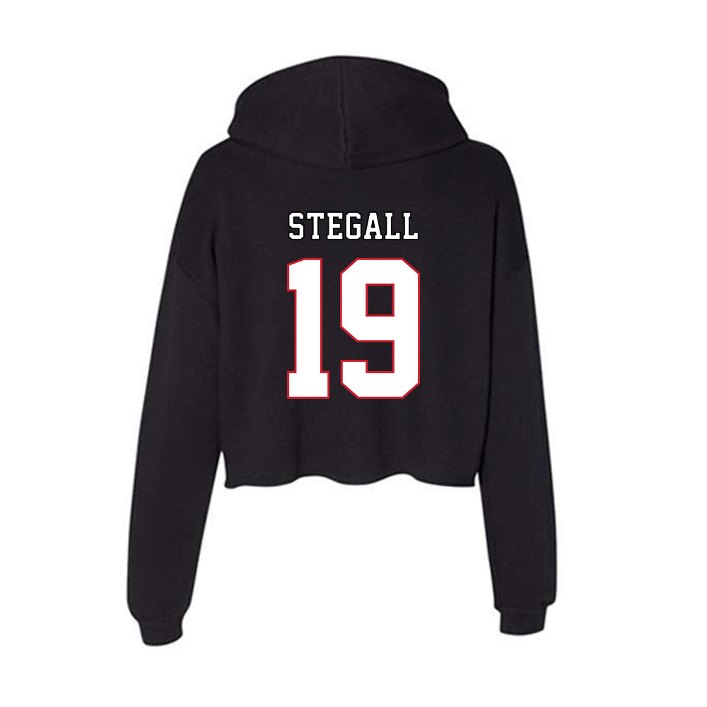 DePaul - NCAA Men's Soccer : Chase Stegall - Women's Crop Fleece Hoodie-1
