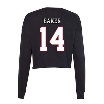 DePaul - NCAA Softball : Gwen Baker - Women's Cropped Crew Fleece-1