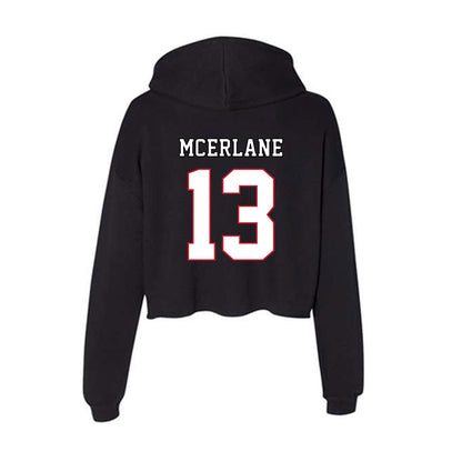 DePaul - NCAA Women's Basketball : Maeve McErlane - Women's Crop Fleece Hoodie-1