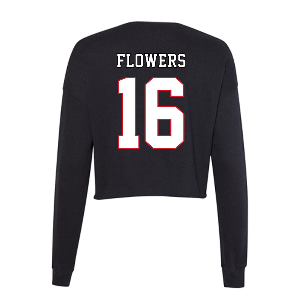 DePaul - NCAA Men's Soccer : Tyler Flowers - Women's Cropped Crew Fleece-1