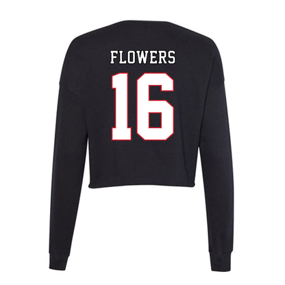 DePaul - NCAA Men's Soccer : Tyler Flowers - Women's Cropped Crew Fleece-1