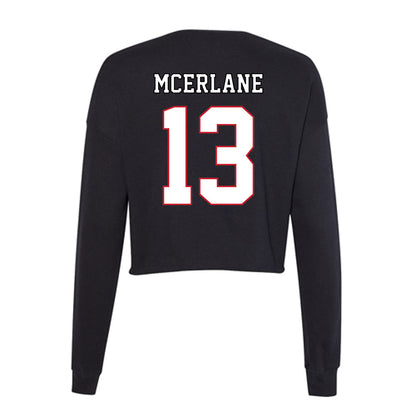 DePaul - NCAA Women's Basketball : Maeve McErlane - Women's Cropped Crew Fleece-1