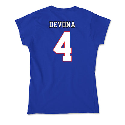 DePaul - NCAA Women's Soccer : Jen Devona - Soft Style Women’s T-Shirt-1