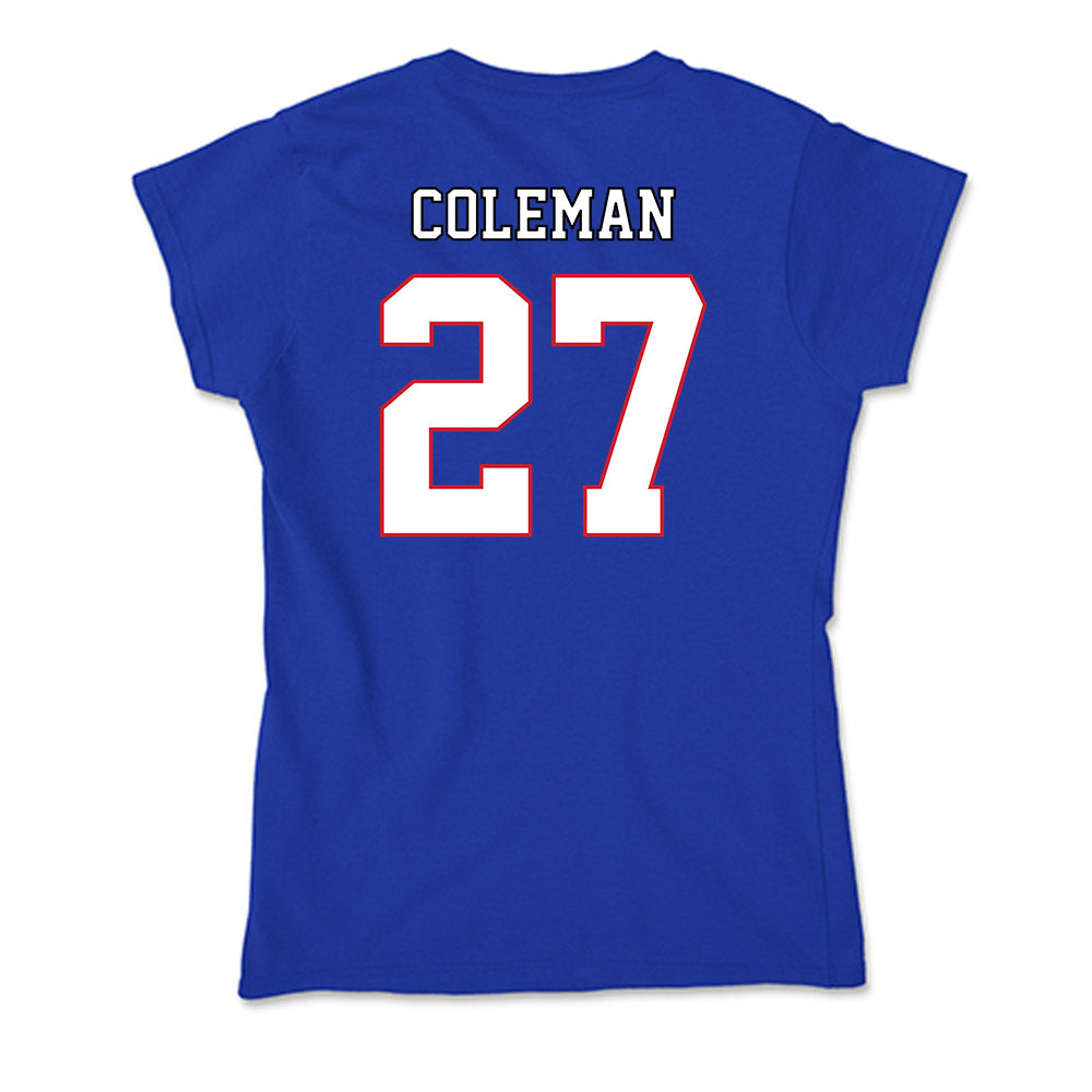 DePaul - NCAA Men's Soccer : Izaiah Coleman - Soft Style Women’s T-Shirt-1