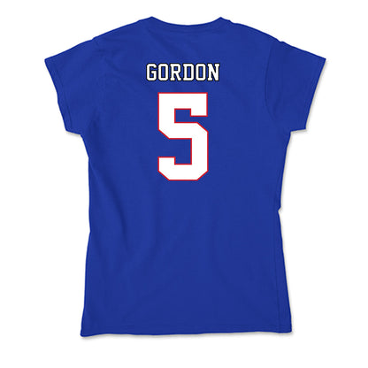 DePaul - NCAA Men's Soccer : Ethan Gordon - Soft Style Women’s T-Shirt-1