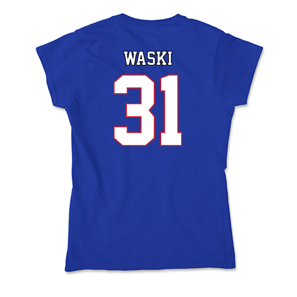 DePaul - NCAA Men's Soccer : Jayden Waski - Soft Style Women’s T-Shirt-1