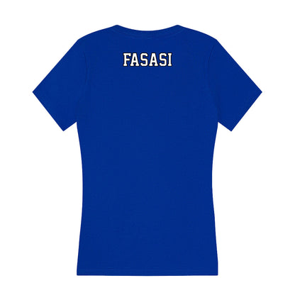 DePaul - NCAA Men's Track & Field : Daniel Fasasi - Women's V-Neck T-Shirt-1