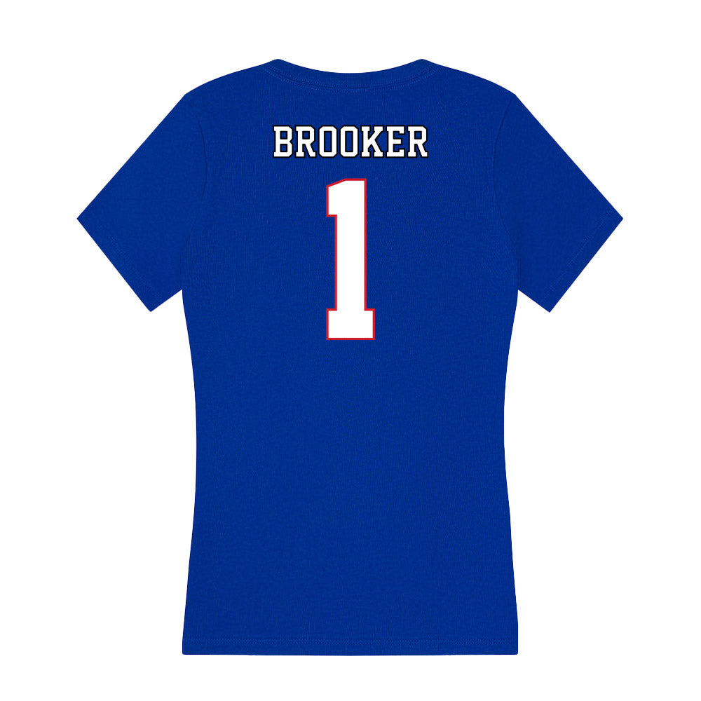 DePaul - NCAA Women's Volleyball : Grace Brooker - Women's V-Neck T-Shirt-1