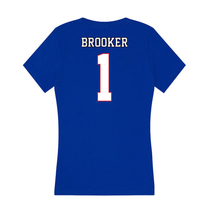 DePaul - NCAA Women's Volleyball : Grace Brooker - Women's V-Neck T-Shirt-1