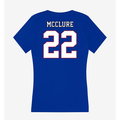 DePaul - NCAA Men's Basketball : Kruz McClure - Women's V-Neck T-Shirt-1