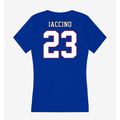 DePaul - NCAA Men's Soccer : Luca Iaccino - Women's V-Neck T-Shirt-1