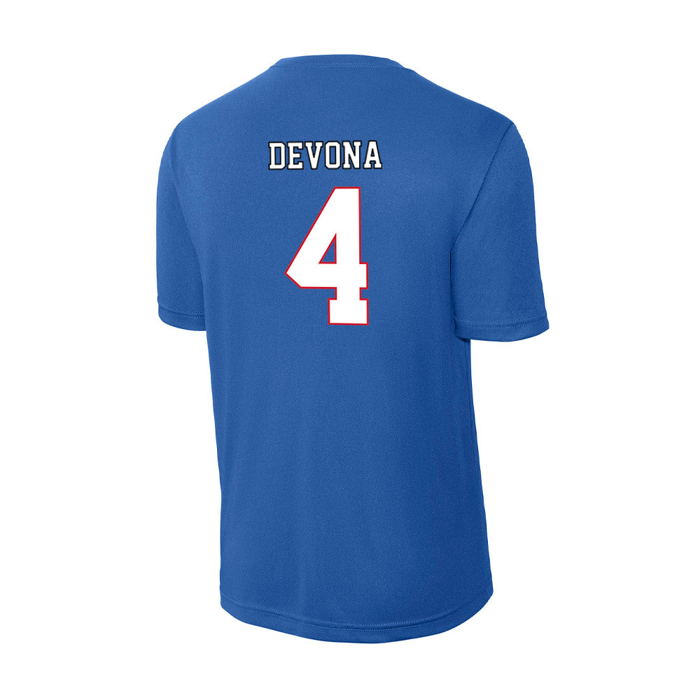 DePaul - NCAA Women's Soccer : Jen Devona - Activewear T-Shirt-1