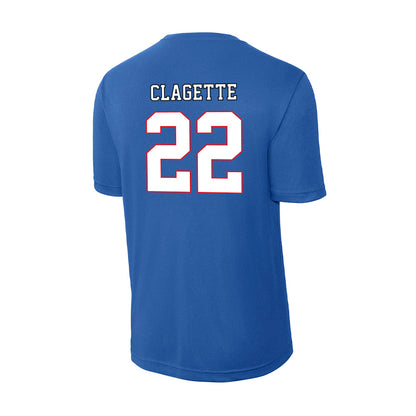 DePaul - NCAA Men's Soccer : Jordan Clagette - Activewear T-Shirt-1
