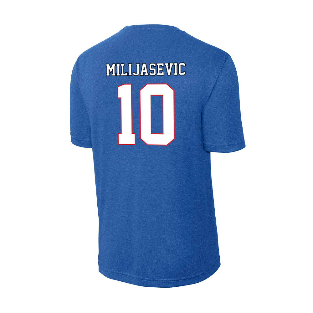 DePaul - NCAA Men's Basketball : Ilija Milijasevic - Activewear T-Shirt-1