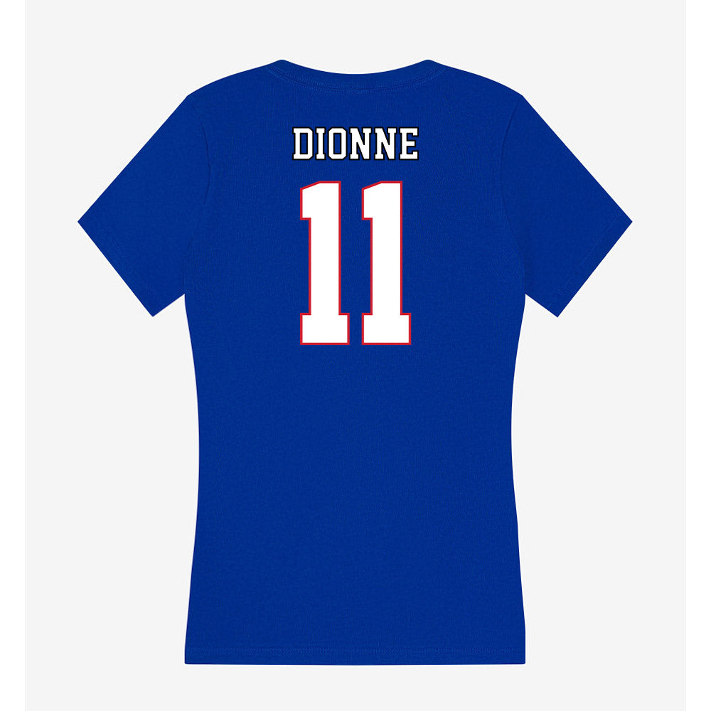 DePaul - NCAA Men's Soccer : Christian Dionne - Women's V-Neck T-Shirt-1