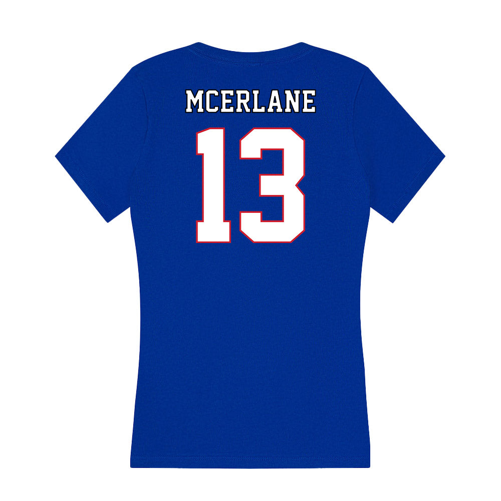 DePaul - NCAA Women's Basketball : Maeve McErlane - Women's V-Neck T-Shirt-1