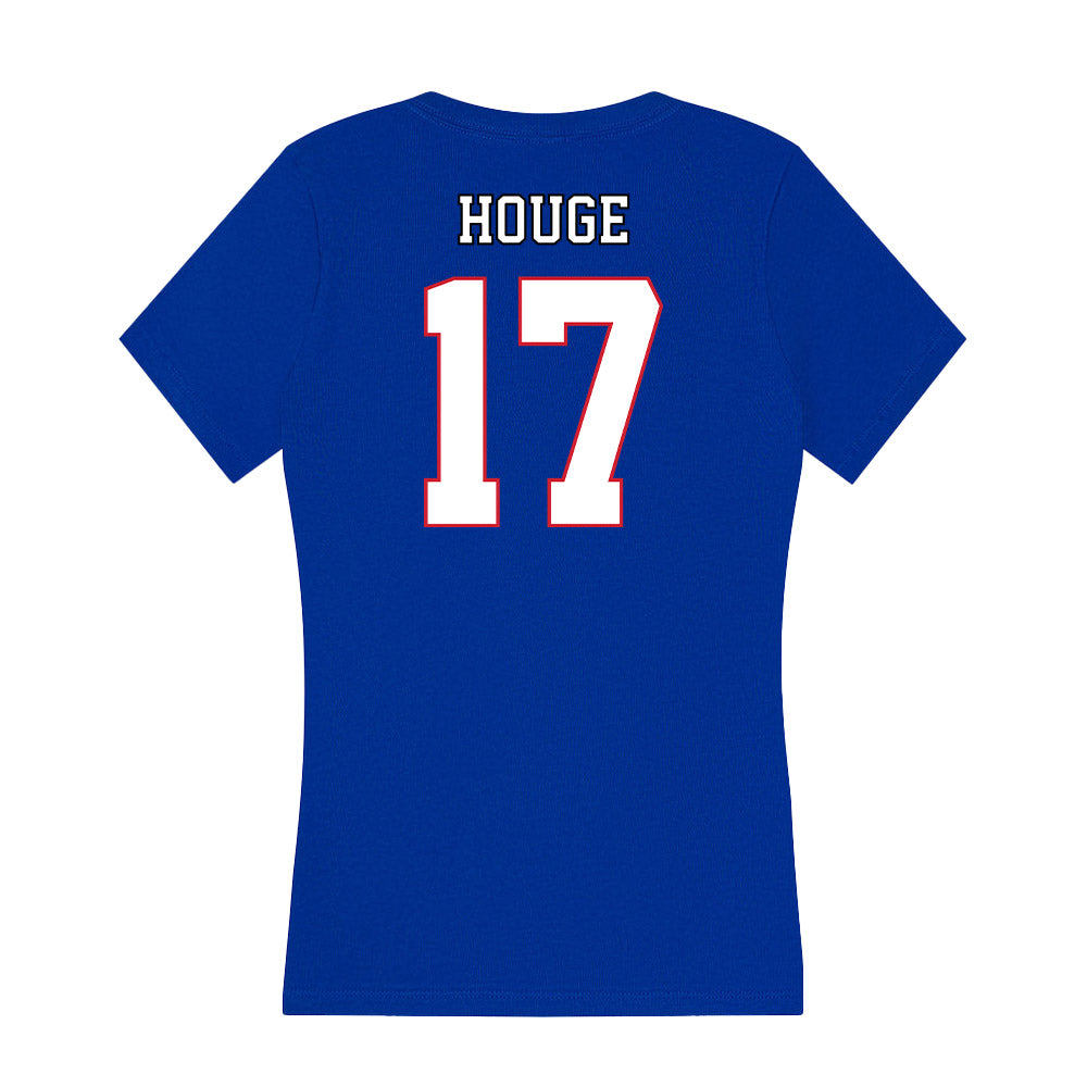 DePaul - NCAA Softball : Alexis Houge - Women's V-Neck T-Shirt-1