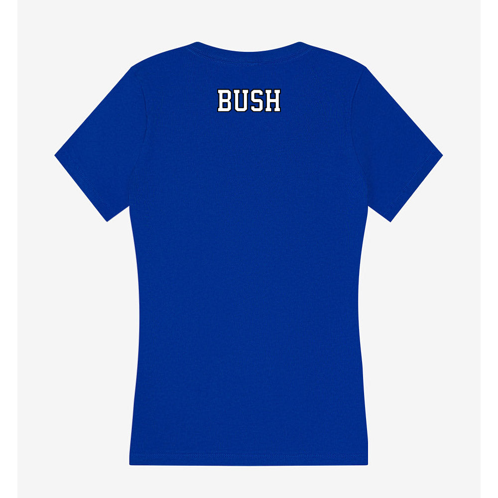 DePaul - NCAA Men's Track & Field : John Bush - Women's V-Neck T-Shirt-1