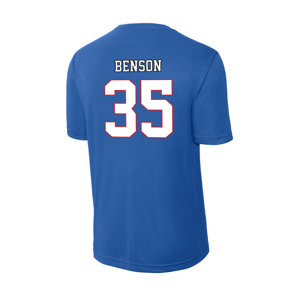 DePaul - NCAA Men's Basketball : NJ Benson - Activewear T-Shirt-1