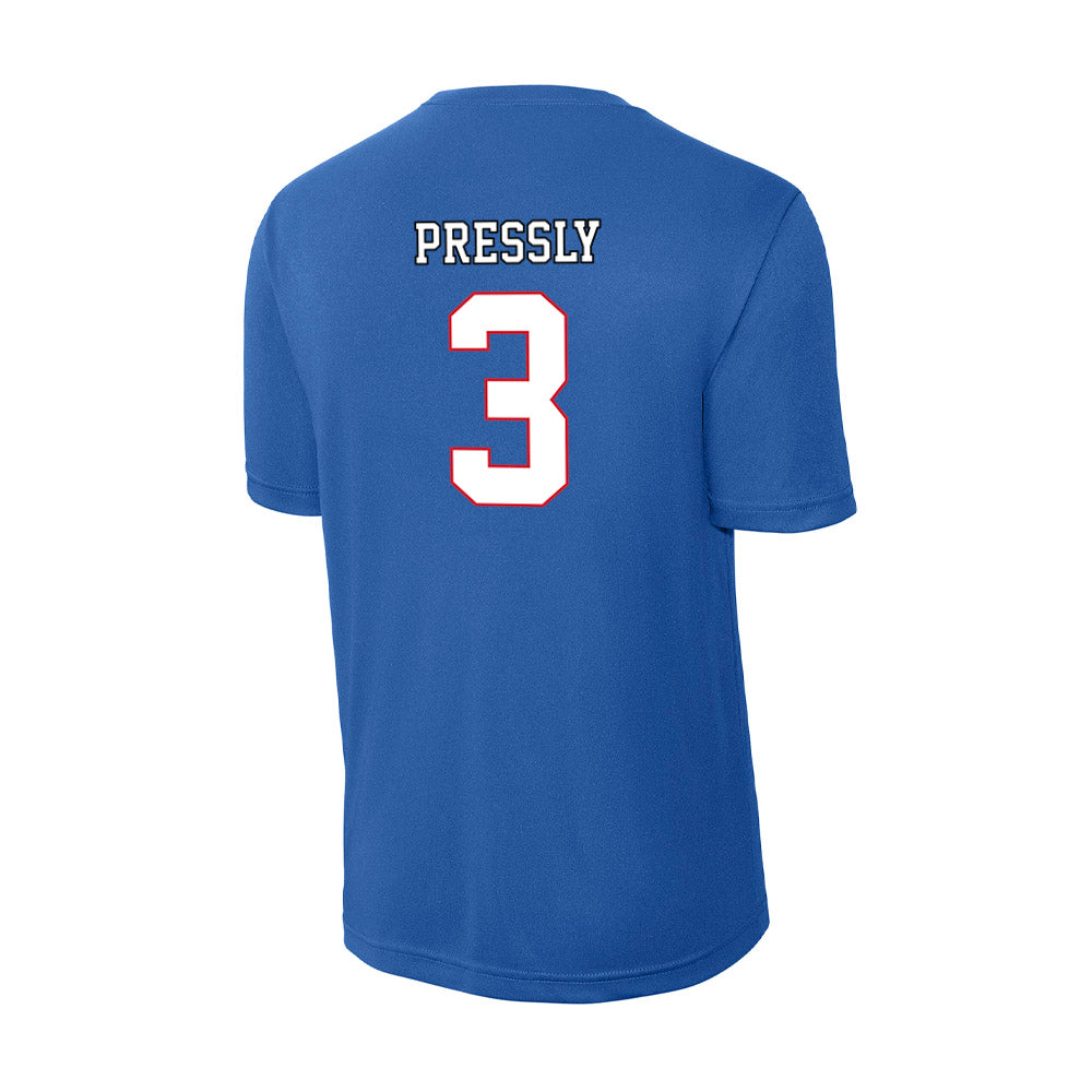 DePaul - NCAA Women's Volleyball : Jill Pressly - Activewear T-Shirt-1